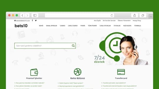 Bets10 Canlı Destek